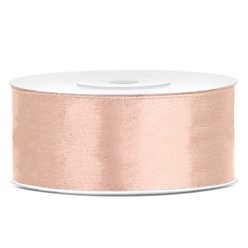 Stuha lososová saténová 3,8 cm